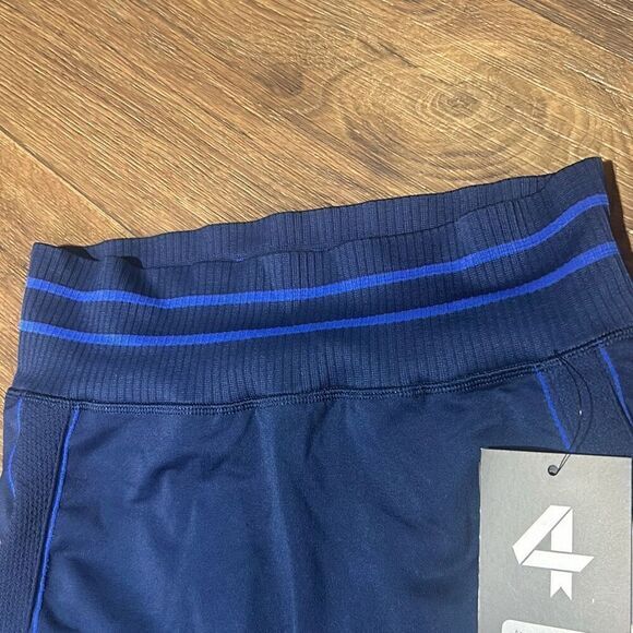 NWT FourLaps Womens Midnight Blue Aero Seamless Athletic Shorts Size XS-Small - Picture 2 of 8